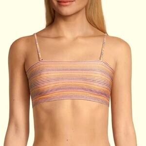 NWT MSRP$125 Peixoto Leila Top Sunset Rainbow sz XS